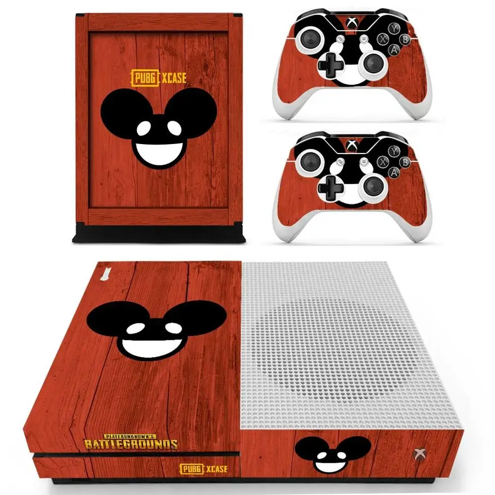  PUBG Game Skin Sticker Decal Cover For Xbox One S Console & Controllers For Xbox One Slim Skins Sti