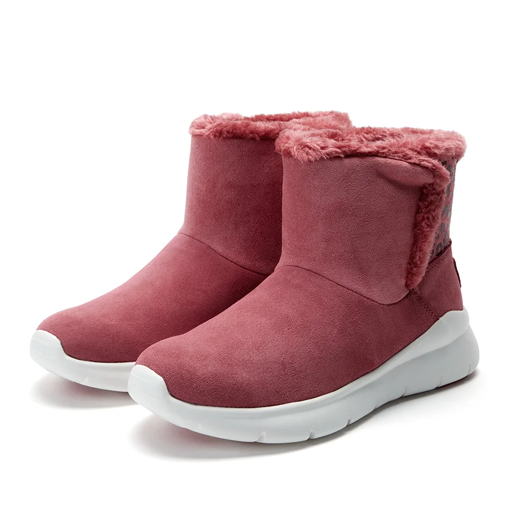 Balabala/ботинки для мальчиков; Детские уличные ботинки для девочек; Новинка года; зимняя высокая детская обувь; теплая хлопковая обувь - Цвет: Purplish red