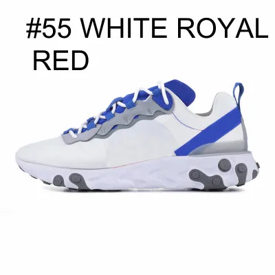 react element 87 55 Кроссовки для мужчин и женщин, антрацит, светильник, кость, тройной, черный, белый, красный, ORBIT, кроссовки, спортивные кроссовки, обувь - Цвет: Color