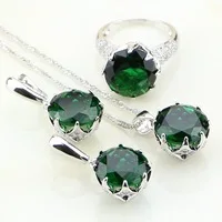 Round-Green-Cubic-Zirconia-White-Zircon-Sterling-Silver-925-Bridal-Wedding-Jewelry-Sets-Earrings-Pendant-Necklace.jpg_200x200