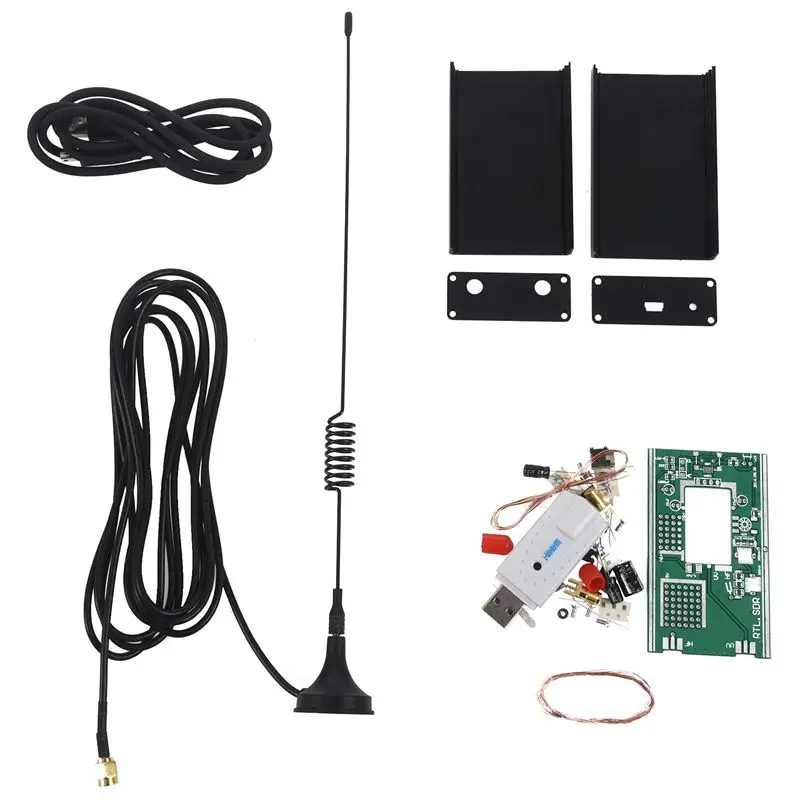 Набор для творчества 100 кГц-1,7 ГГц FM DSB UV HF RTL-SDR USB тюнер приемник R820T+ RTL2832U CW