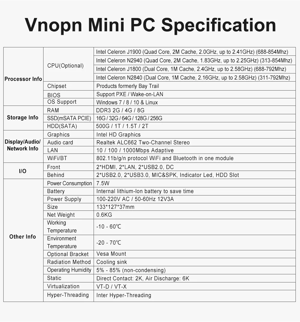 K6-F13 J1800 J1900 четырехъядерный промышленный ПК N2840 N2940 безвентиляторный мини ПК VDI PCoIP тонкий клиент 2* RJ45 LAN 2* HDMI офисный компьютер