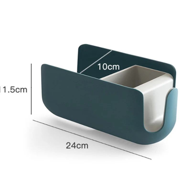Bathroom Household Storage Racks Hair Dryer Hanger Creative Punch-free Hair Dryer Hanger Wall-mounted Hair Dryer Hanger Racks - Цвет: blue