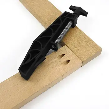 

Fixed Pull Clip Slant Pocket Hole Clamp Joints Drilling Jig DIY Woodworking Tool
