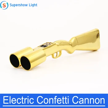 

Double Head Confetti Gun Trigger Electric Confetti Cannon Confetti Shooter Hand Control Wedding Confetti Maker for Dj Live