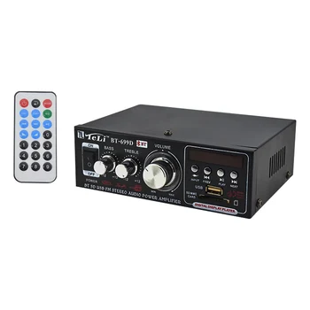 

AIYIMA Bluetooth Digital Power Amplifier 45W+45W 12V Two-way Home Car Audio 2.0 Channel Sound Amplifiers With Remote Control