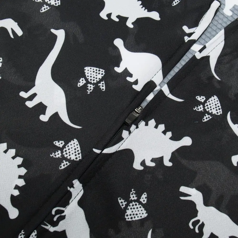 Camisa ciclismo mujer Лето dinosa короткий рукав Велоспорт Джерси Женская велосипедная одежда черная Camisa ciclismo verano maillot