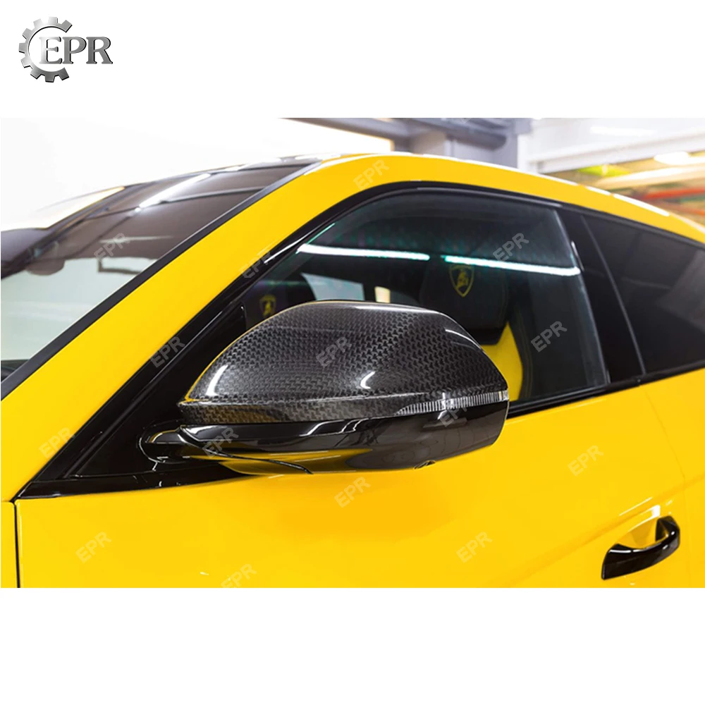 Автомобильный Топ Дизайн боковое зеркало крышка отделка для Lamborghini Urus TPC Стиль углеродного волокна зеркальная Крышка Корпус Комплект тюнинг URUS Racing