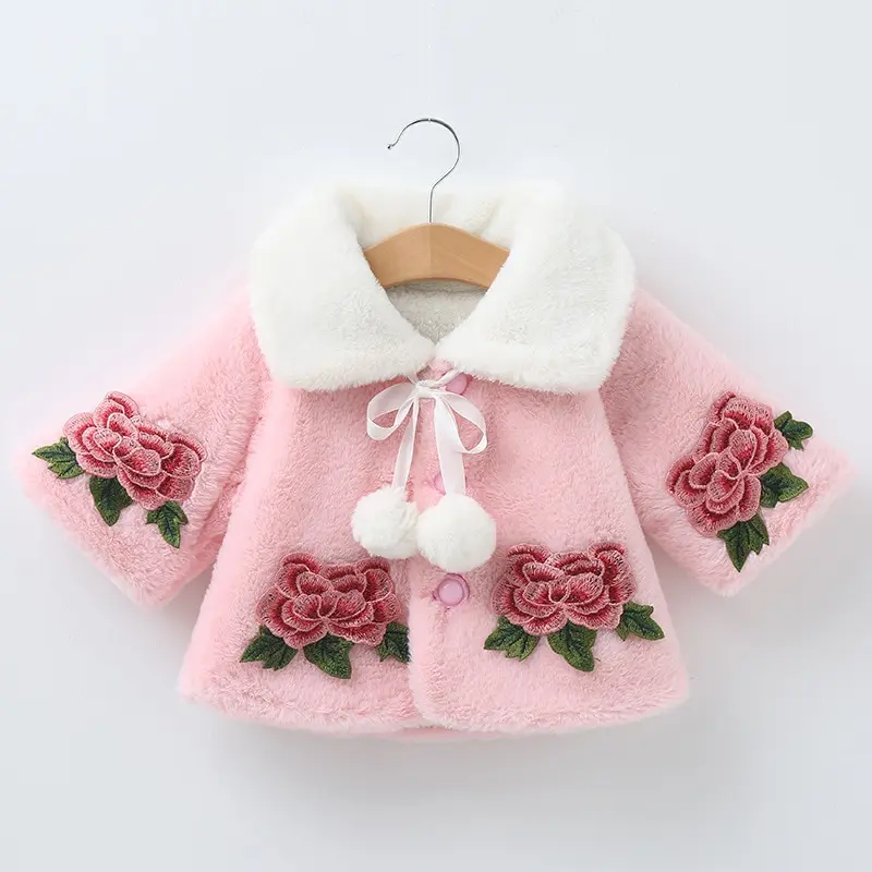 LOOZYKIT, детское осенне-зимнее меховое пальто с шалью одежда принцессы для девочек милые аксессуары, жилет для маленьких девочек Детская накидка на плечо, пальто
