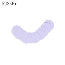 10 шт. 25 мм RFID Монета 125 кГц T5577 чип перезаписываемый ПВХ карты ID белый