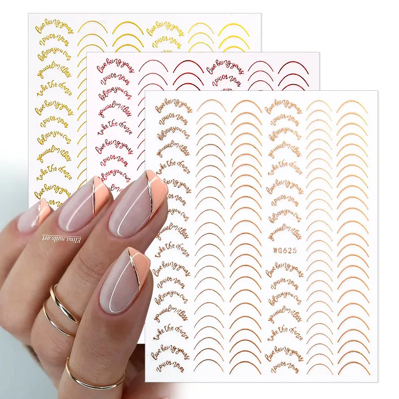 1PC-Gold-Sliver-Striping-Tape-3D-Nail-Stickers-Geometry-Lines-Slider ...
