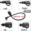 Cable de datos USB A macho A Mini USB B, adaptador de ángulo de 90 grados arriba/abajo/izquierdo/Derecho, sincronización de carga de 0,25 M, 0,5 M, 1,5 M, 3M, 5M ► Foto 3/5
