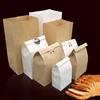 Fine kraft paper bag gift bag wedding candy recyclable takeaway bag baking bag environmentally friendly dry packaging paper bag ► Photo 2/6