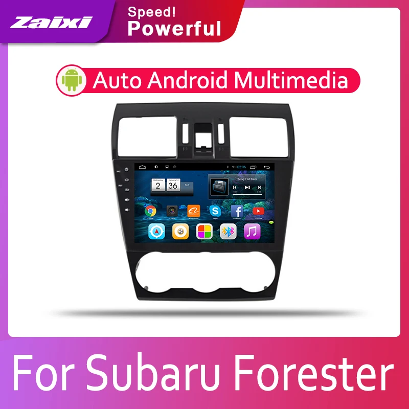 ZaiXi 2din Car multimedia Android Autoradio Radio GPS player For Subaru Forester XV 2015~2018 Bluetooth WiFi Mirror link | Автомобили и