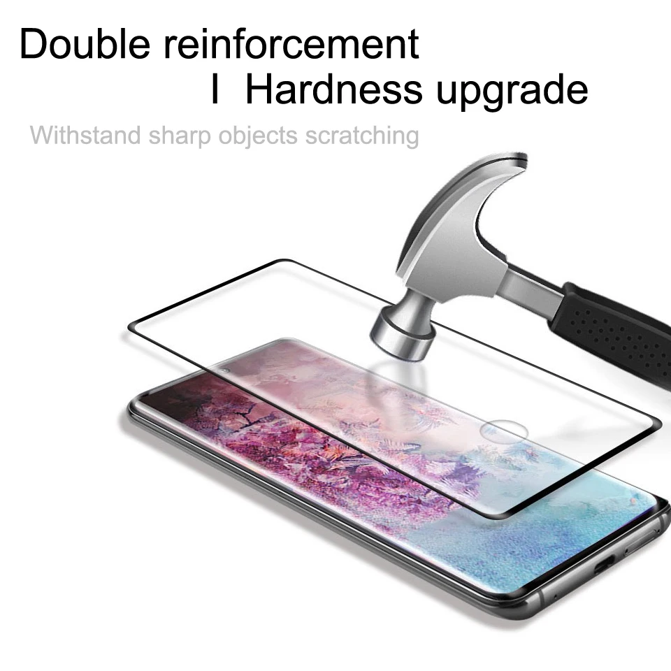 Оригинальное Защитное стекло для samsung Note 10 Plus Pro Полное покрытие протектор экрана безопасность на Galaxy Note10 10plus 10pro glas