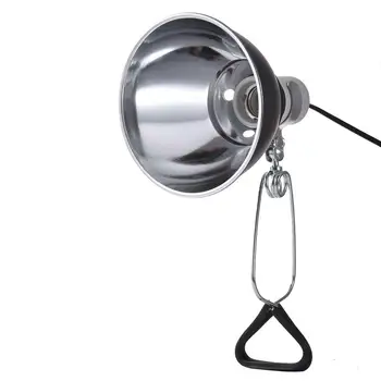 

E27 100-240V UVB Heating Light EU/US/UK/AU Plug Cover Climbing Pet Warm Heating Aluminum Ceramic Light Cover Reptiles Supplies