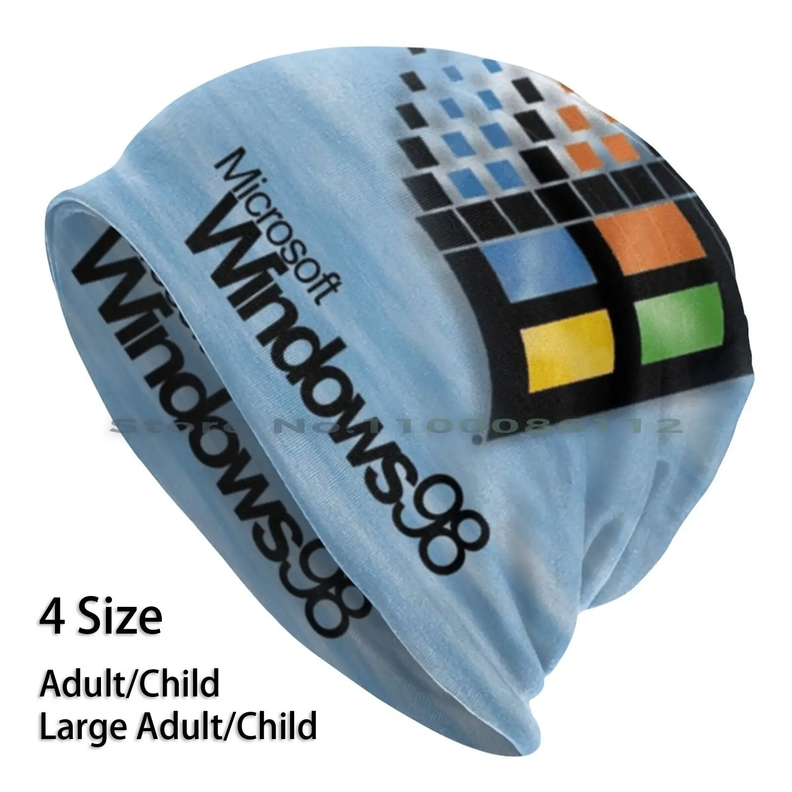 Windows 98 Start Screen Berretti Knit Hat Windows 98 Windows Xp 2000 95 Vista 7 10 Monitor Computer Pc Software Retro Vintage