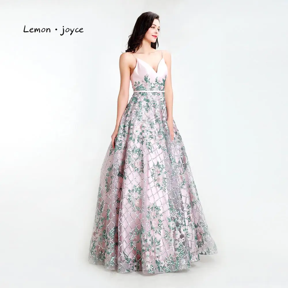 Lemon joyce Выпускные платья Длинные сексуальные без рукавов без спинки с блестками Бальные платья Вечерние размера плюс