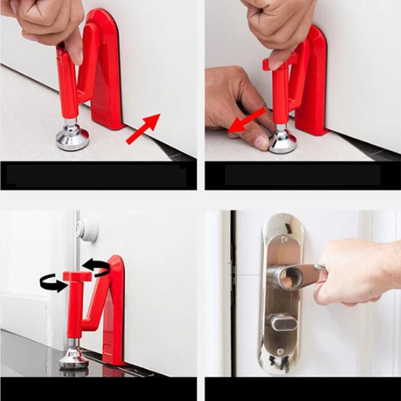 

Hotel Home Door Lock Portable Locks Self Defense Door Stop Travel Personal Protection Portable Security Device