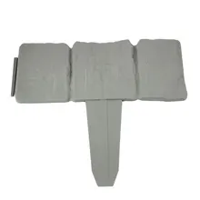 Красивое садовое ограждение 22,5*25,5*2 см, каменные булыжники, садовые растения, граница, декоративная пластиковая лужайка, садоводство