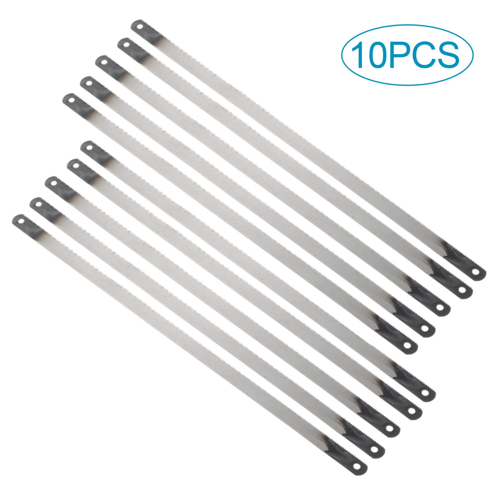 10Pcs 300mm 24T Mini Hacksaw Blade Woodworking Tool Multifunctional Carbon Steel Hand DIY Manual Woodworking Mini Saw Blade