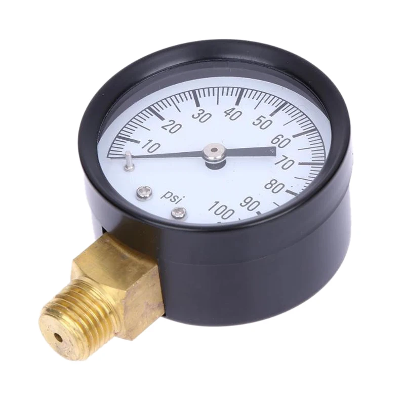 Ts-50-100Psi 1/4 дюйма скважинный насос Манометр давления воды Манометр