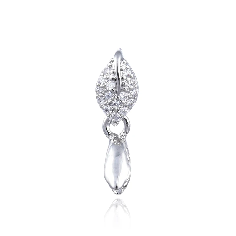 

1PCS/ mixed batch 18*9mm ClipSleek minimalist torch flower jewellery as a charm earring pendant and Valentine's Day gift