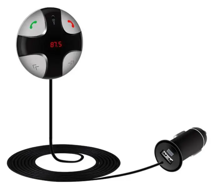 100 шт. Bluetooth Handsfree автомобильный комплект FM Магнитный передатчик MP3-плеер стикер USB FM29B без прибыли