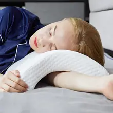 Подушка из пены с эффектом памяти, подушка для рук с защитой от давления, подушка для шеи с медленным отскоком, подушка для пары, 35*30*13 см