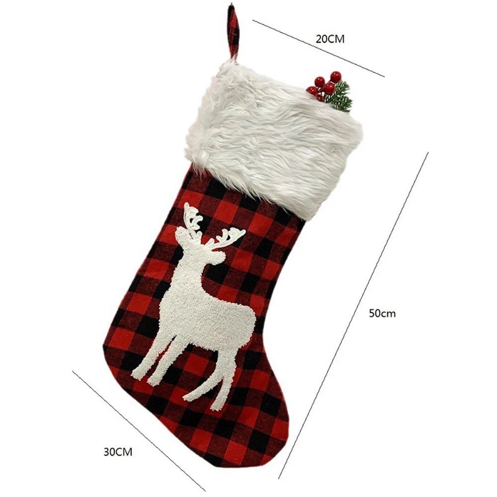

Christmas Decorations New Year Gifts Christmas Bag Stocking Christmas For Home Socks Christmas Tree Decoration Natal Decor