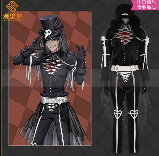 Gioco Twisted-Wonderland Cos Riddle Ace Cato Costume Cosplay Set Completo R