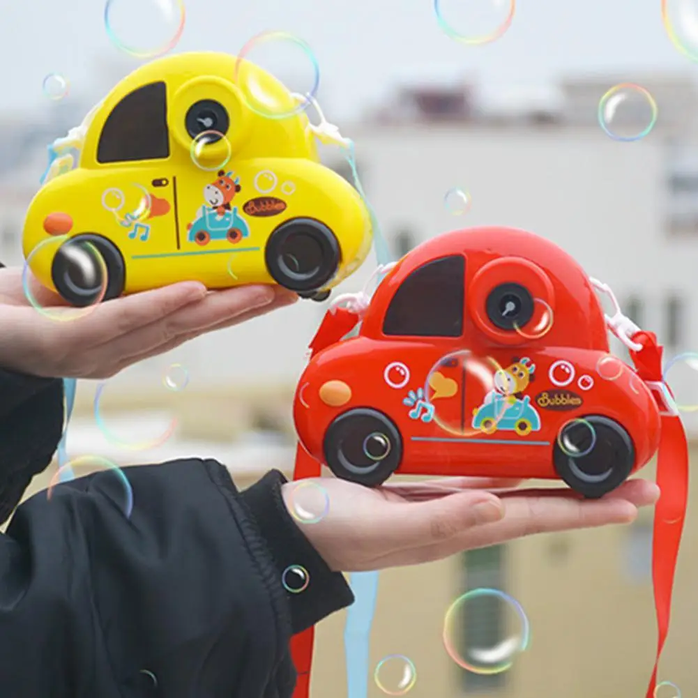 Durable Bubble Maker Car Shape with Light and Sound Parent-Child Interaction Handheld Children Machine Toy for Outdoor | Игрушки и хобби