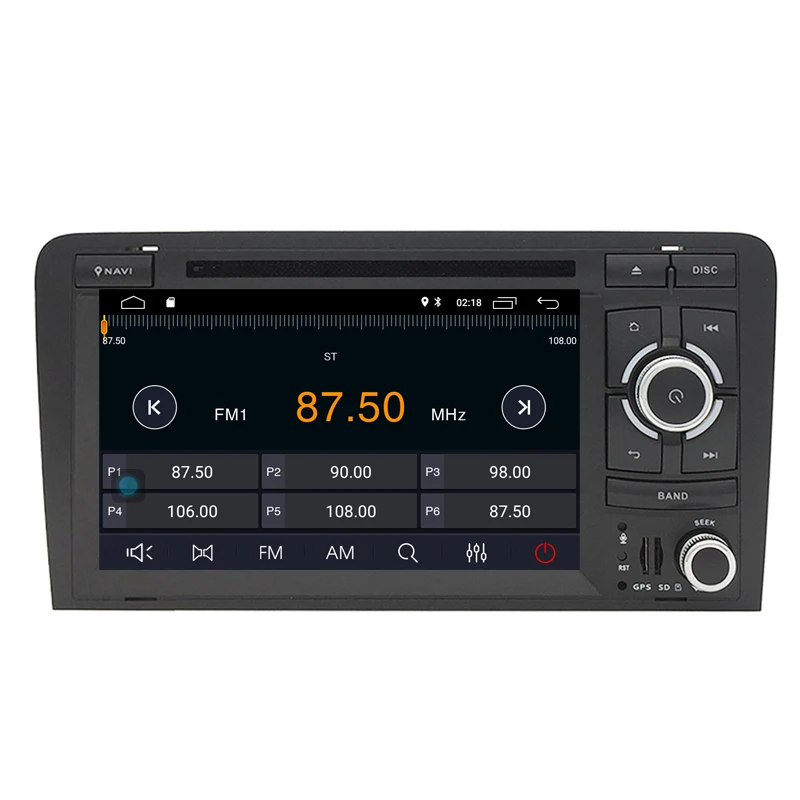 Автомагнитола на Android 9 0 со встроенным GPS Навигатором для Audi A3 8P S3 2003 2011 RS3|7 inch|7 inch car