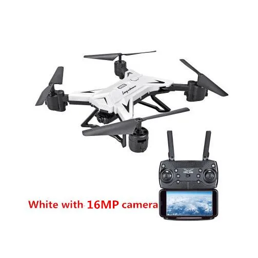 Радиоуправляемый Дрон с камерой 4K селфи Дроны с 16MP камерой HD складной Квадрокоптер с камерой Fly 18 Mins VS E58 - Цвет: white with 4K cam