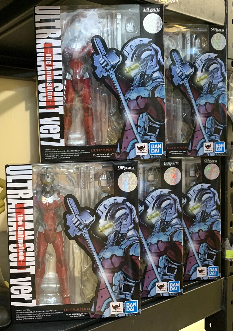 Японское аниме "Ультрамен" оригинальные духи BANDAI S.H. Figuarts/SHF фигурка-костюм ультрамена ver. 7-Анимация