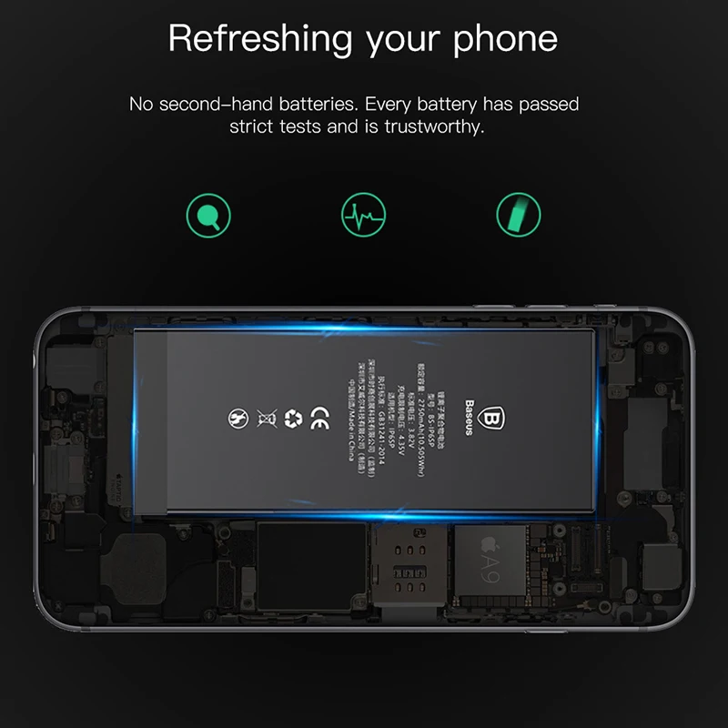 Neng для iPhone 6 6S батарея мобильного телефона батарея большой емкости батарея Оригинальная Замена батарея для iPhone 7 8 Бесплатные инструменты