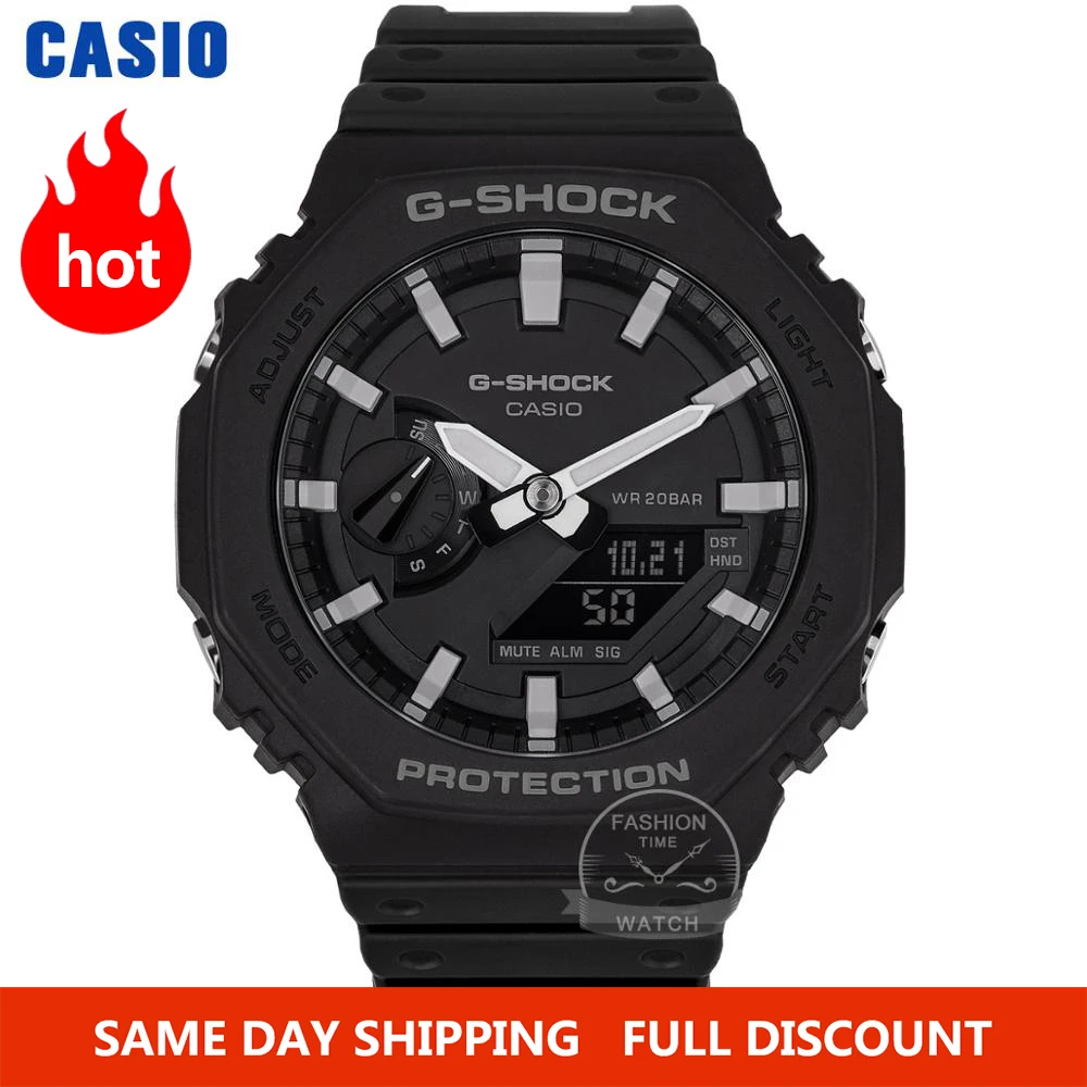 Часы Casio G Shock Ультратонкие мужские часы Top Luxury LED Военный хронограф Мужские Relogio