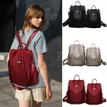 

Women Oxford Backpack Fashion Double Shoulder School Book Travel Backpacks Teenage Girl Rucksack Bag