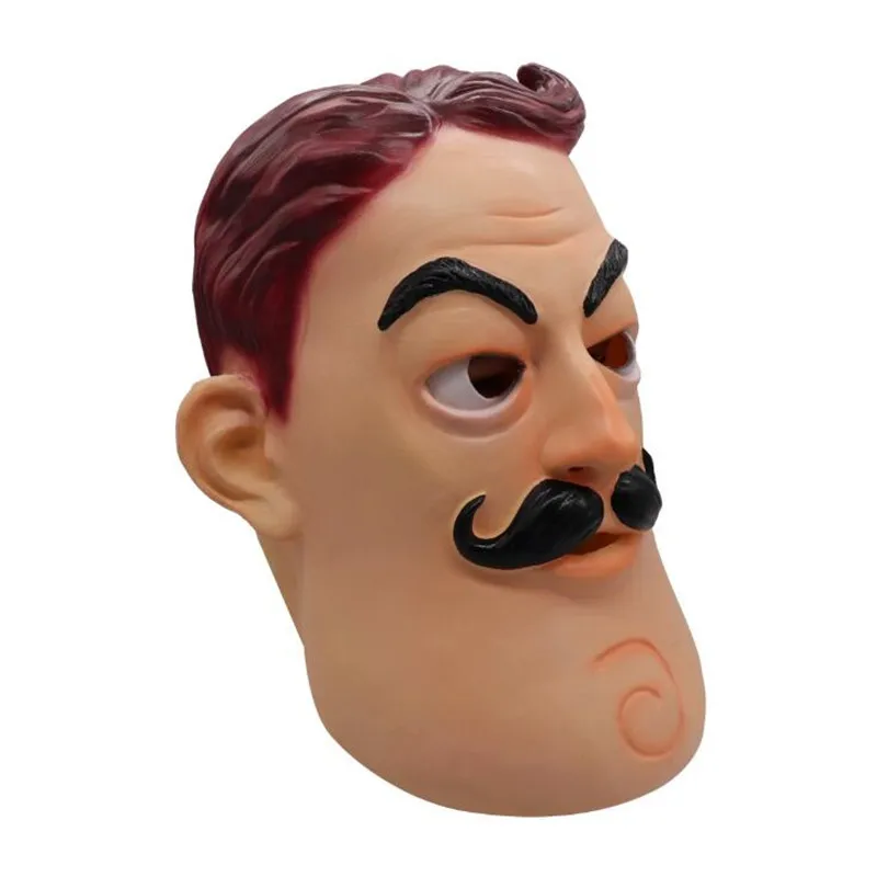 Горячая новая игра Hello Neighbor Маска Косплей костюмы реквизит Хэллоуин террор