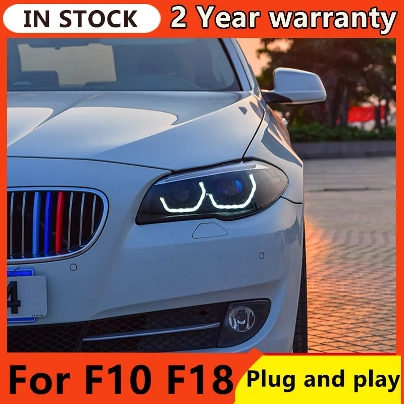 

Автостайлинг для BMW F10 фары 2011-2017 F18 520i 525i 530i 535i светодиодные фары DRL динамические Hid Биксеноновые автомобильные аксессуары