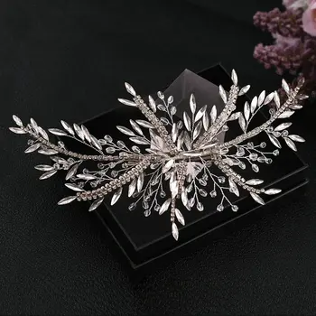 

1pc Crystal Wedding Hairpins Bridal Hair Accessories Rhinestone Hairgrips Wedding Headpiece for Wedding Party Banquet Gift