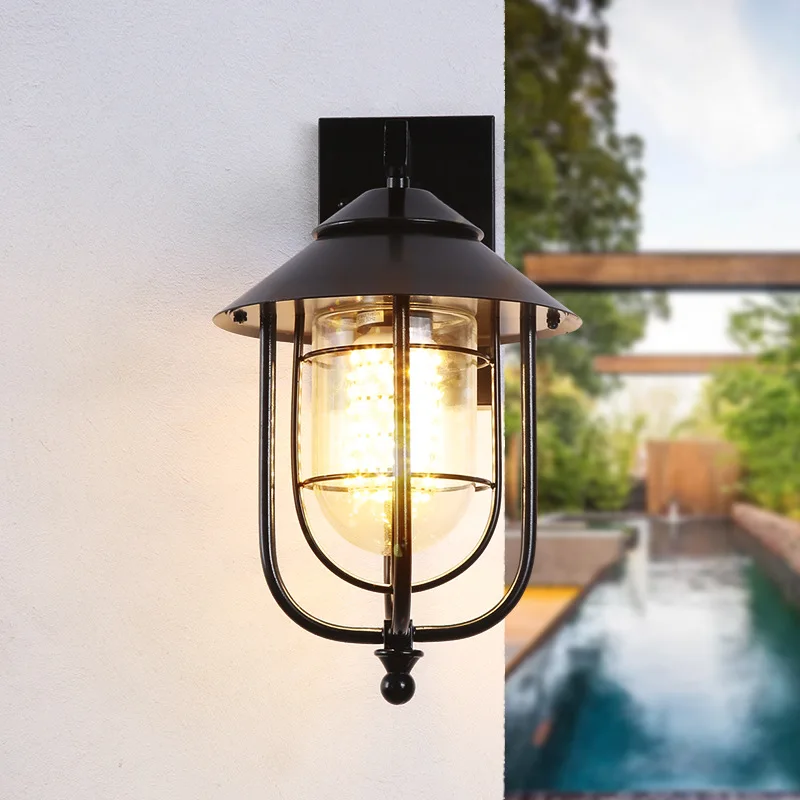 Edison American-Style Loft Retro Nostalgic Industrial-Style Entrance Lights Hallway Small Pavilion Balcony Small Ceiling Lamp