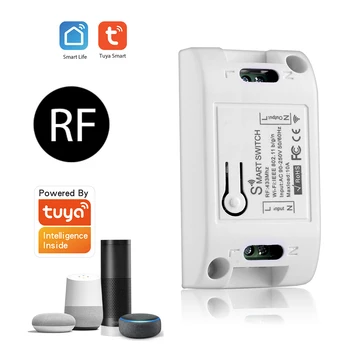 

DIY RF + Smart Home Wireless WiFi Switch Module for Apple Android APP For ITEAD Sonoff Without 433Mhz RF Remote Function