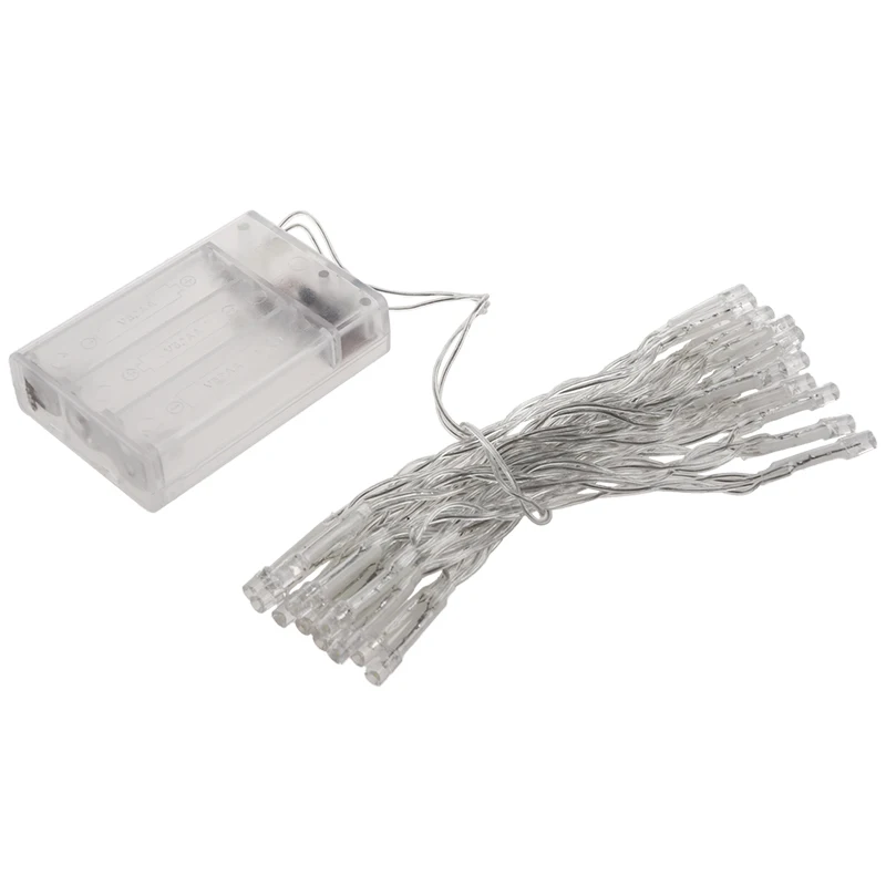 

White 30 LED String Lights Battery Operated XMAS Christmas Wedding Outdoor Party