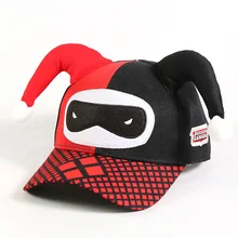 DC Comics Harley Quinn, кепка для косплея, для мужчин и женщин, бейсбольная бейсболка, модная кепка в стиле хип-хоп