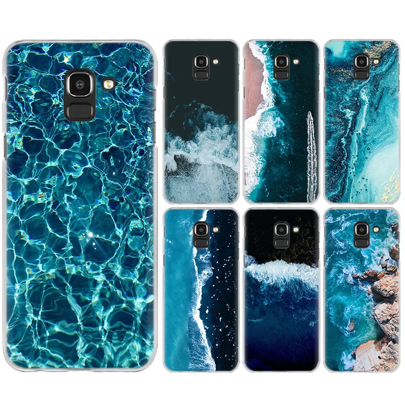 

waves ocean water light refractions Case Cover for Samsung Galaxy S10 S10e 5G S9 S8 S7 Edge M40 M30 M20 M10 J8 J6 J4 Plus 2018