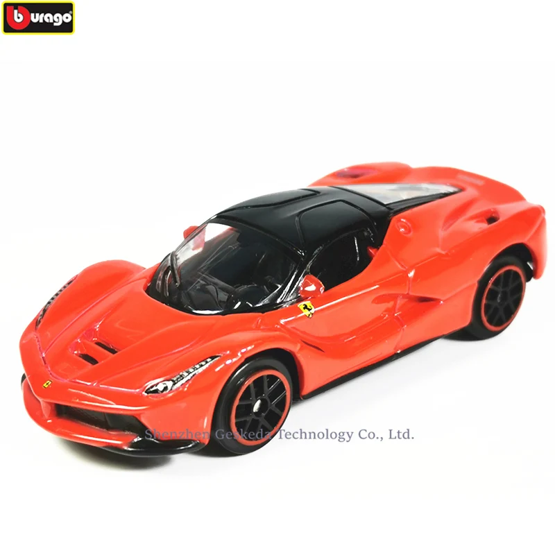 Bburago 1: 64 Ferrari 488GTB модельная форма автомобиля-легкоплавкий Металл Модель Детская игрушка бойфренд подарок имитация сплава коллекция автомобилей - Цвет: LA