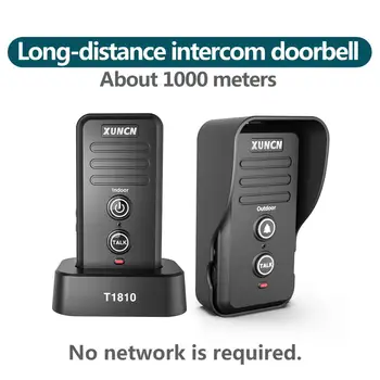 

xuncn Wireless Doorbell Waterproof Self-powered Smart Door Bell Home No Battery Required Cordless Ring Dong Chime timbre calling