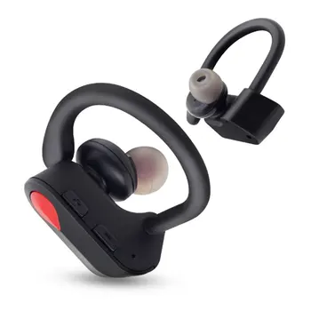 

Wireless Earphone Ear-hanging Lightweight Full Hands-free Sport Running Both Ears Microphone Built-in Waterproof Sweatproof