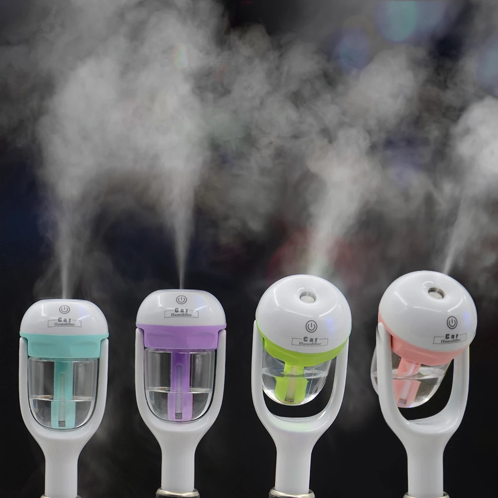 Portable 12v Car Humidifier Steam Air Aroma Diffuser Mini Air Purifier Aromatherapy Essential Oil Diffuser Mist Maker Fogger Car Air Humidifier Aliexpress